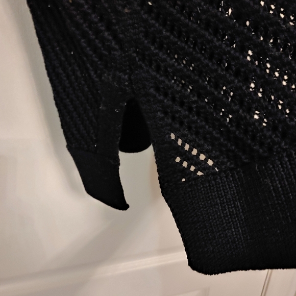 Vince Navy Long Vest/ Sleeveless Sweater - Picture 7 of 7